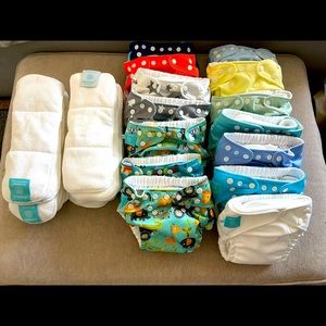 15 Charlie Banana Diapers and inserts